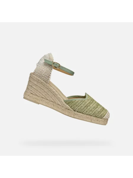 Geox Espadrilky Gelsa Low zelená