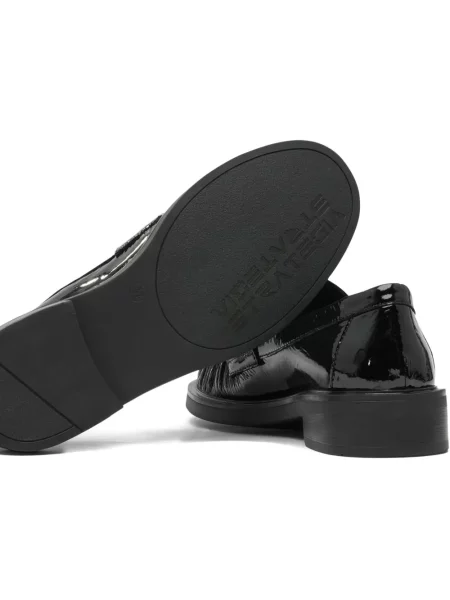 Iš natūralios odos loaferiai Strategia Shoes juoda