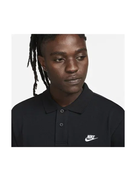Tricou polo Nike tricotate negru