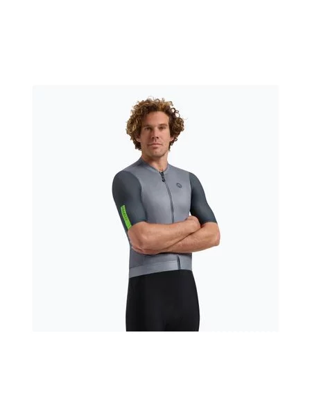 Велофутболка Rogelli Fast фіолетовий зелений