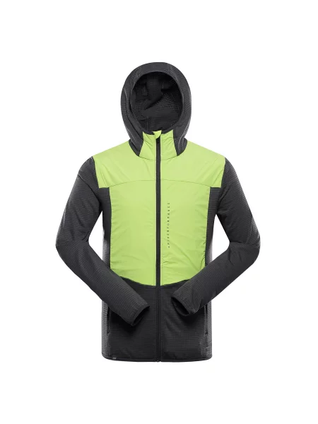 Bluza trekkingowa z kapturem Alpine Pro Zoll zielona