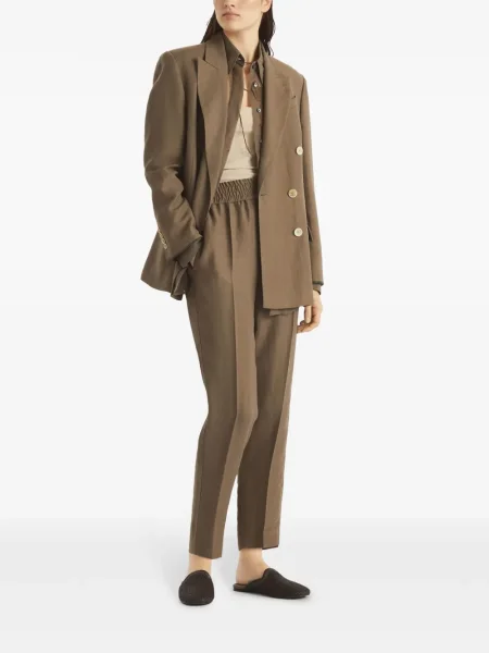Pantaloni Brunello Cucinelli maro