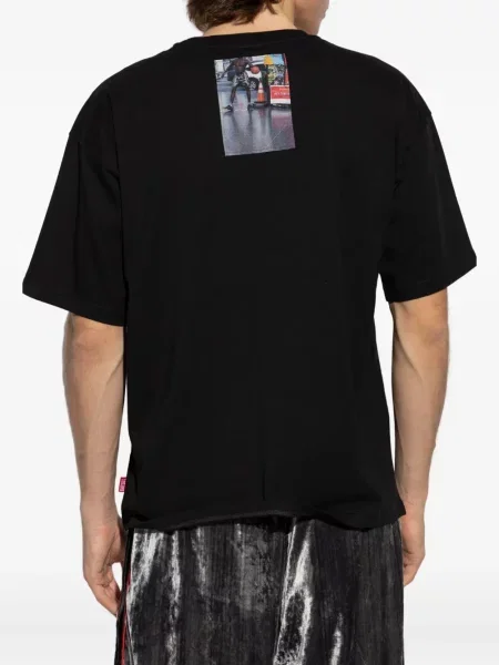 Tricou Diesel cu imagine negru