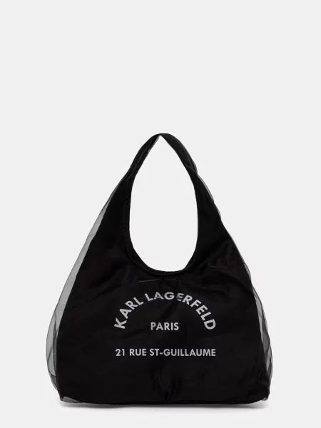 Geanta hobo Karl Lagerfeld negru