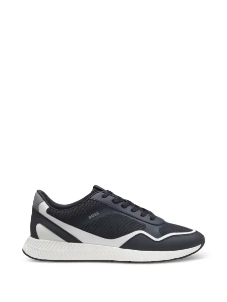 Sneakerși Boss plasă albastru