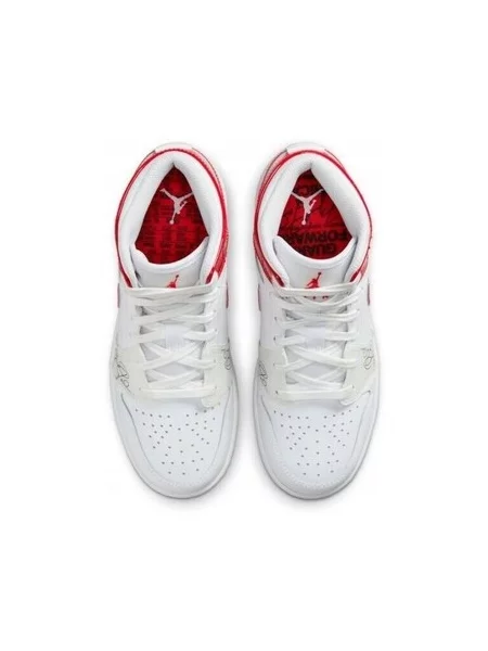 Členkové topánky Nike biela