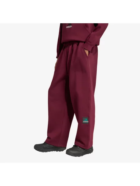 Pantaloni de trening adidas Spacer Open Hem Pants Maroon S