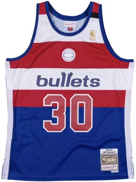 Елек Mitchell & Ness от джърси синьо