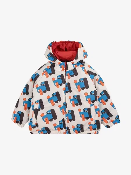 Bobo Choses Двостороння дитяча куртка Doggy Mate