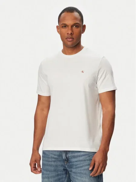 Koszulka Calvin Klein Jeans biała
