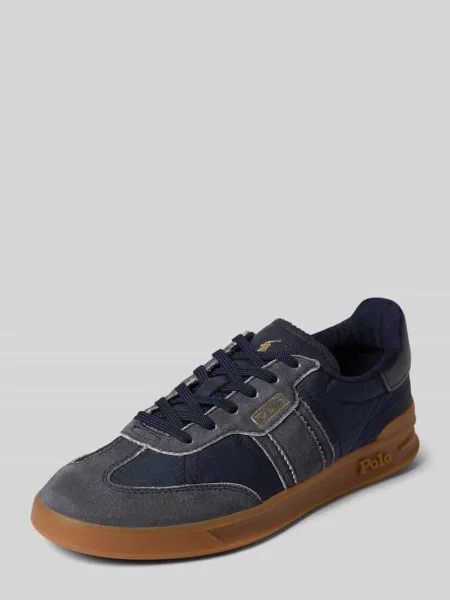Sneakersy o niskim kroju z naturalnej skóry model AERA' Polo Ralph Lauren