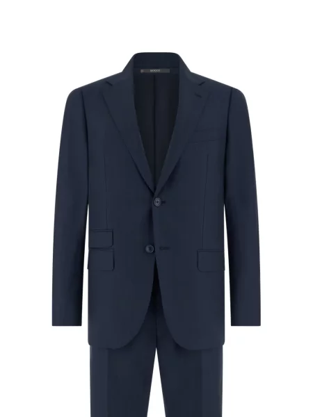 Costum Boggi Milano cu dungi de costum albastru