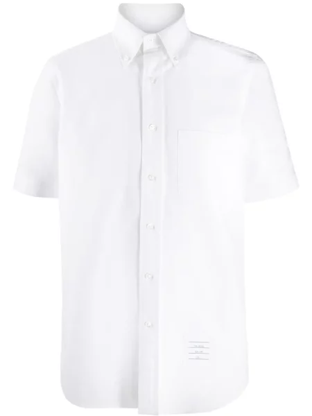 Cămașă Thom Browne din satin alb