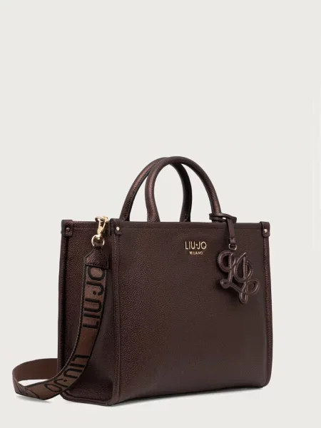 Geantă shopper Liu Jo din piele maro