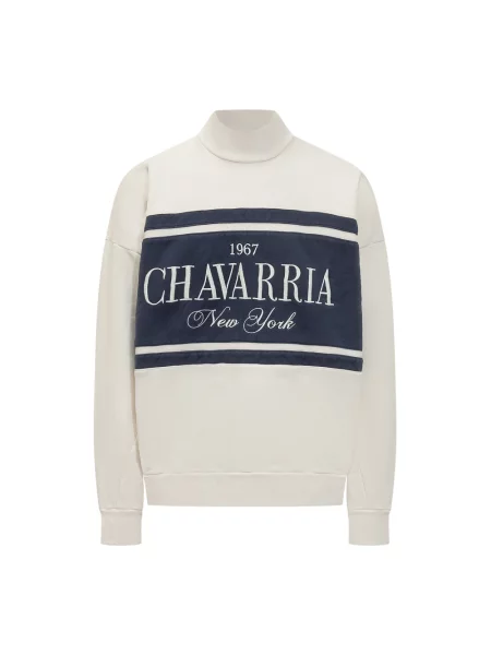 Bluza nierozpinana Willy Chavarria w paski biała