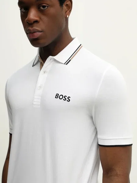 Поло BOSS Green зелене