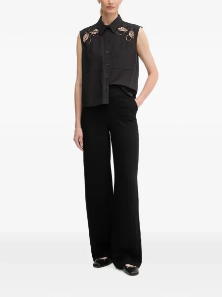 Cămașă Dkny fără mâneci negru