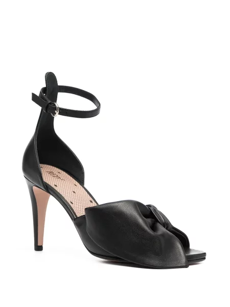 Sandale Red(v) cu toc înalt negru