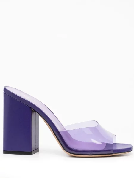 Papuci tip mules Paris Texas violet