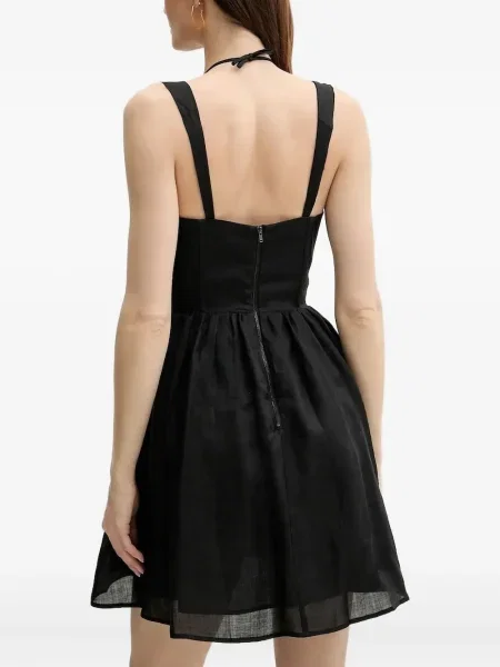 Rochie mini Bardot de costum negru