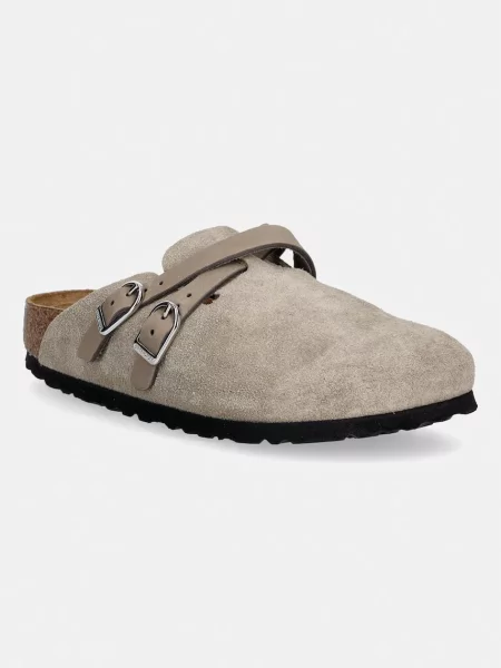 Birkenstock șalpi mocasini pentru femei din piele întoarsă Blair Suede Leather bej