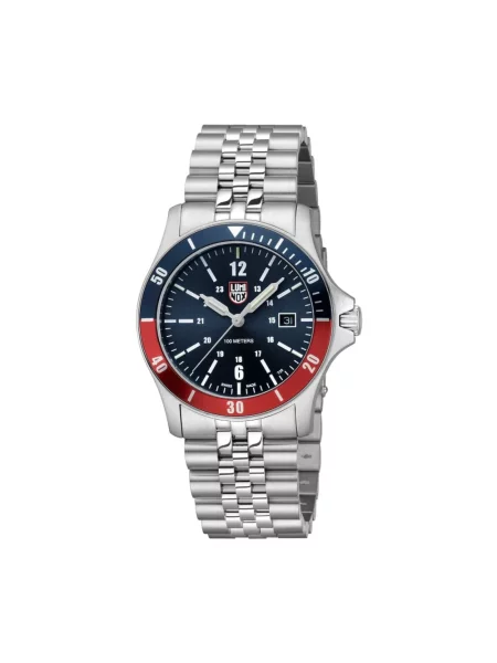 Lniany zegarek Luminox niebieski