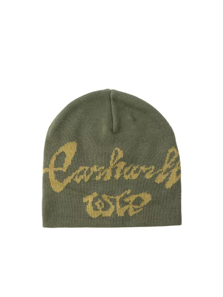 Carhartt WIP Căciulă Chedda miere / oliv galben
