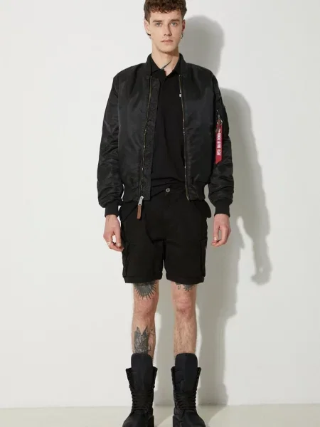Koszulka Alpha Industries Basic Polo Small Logo black czarne