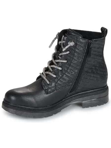 Pantofi Mustang cu șireturi negru