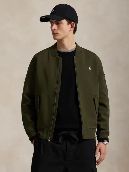 Polo Ralph Lauren Prechodná bunda olivová