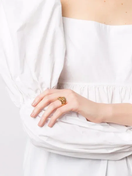 Inel Aurelie Bidermann auriu
