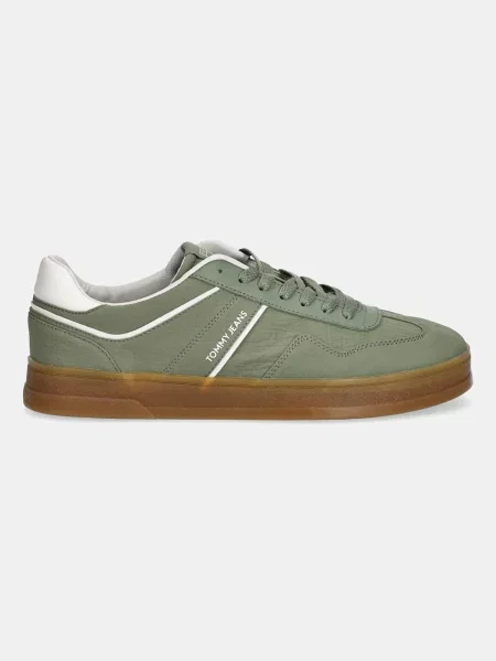 Superge Tommy Jeans THE GREENWICH MIX MEDIA zelena