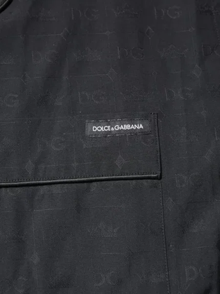 Piżama Dolce And Gabbana z logo czarna