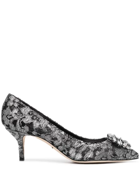 Nėriniuotos bateliai Dolce & Gabbana juoda