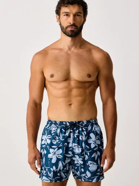 BOSS pantaloni scurți de baie pentru bărbați Piranha albastru
