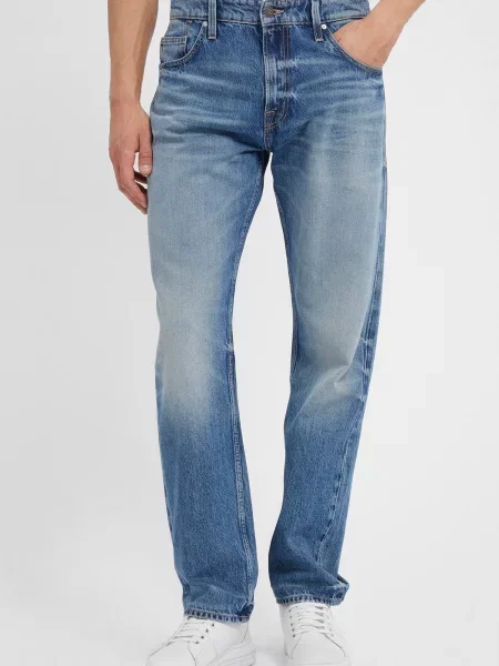 Прямі джинси GUESS блакитний