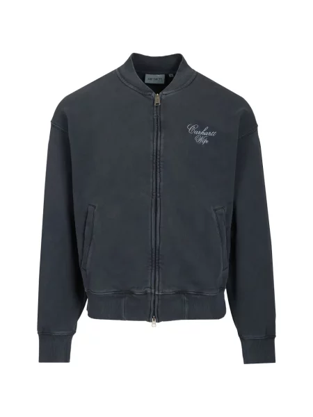Geacă Carhartt Wip cu broderie gri