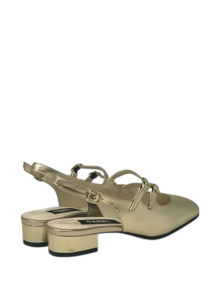 Pantofi cu toc Carel Paris slingback auriu
