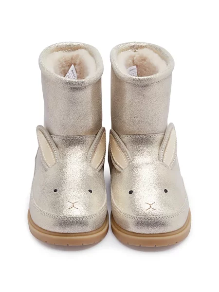 Donsje Дитячі шкіряні зимові черевики Xelly Boots Bunny