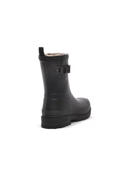 Pantofi Verbenas cu blană negru