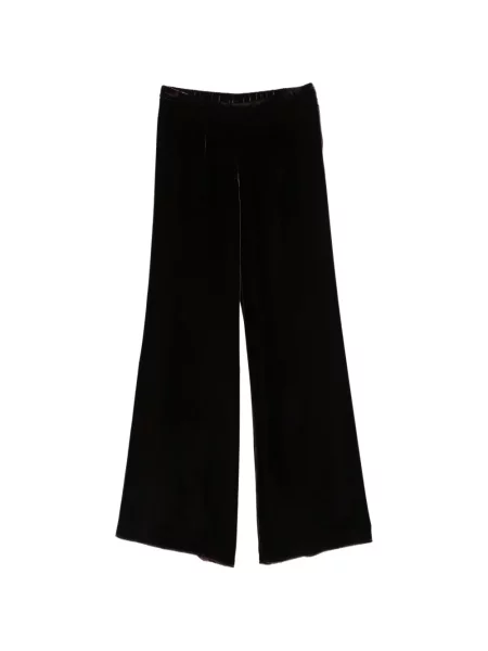 Pantaloni Forte_forte de catifea roșu