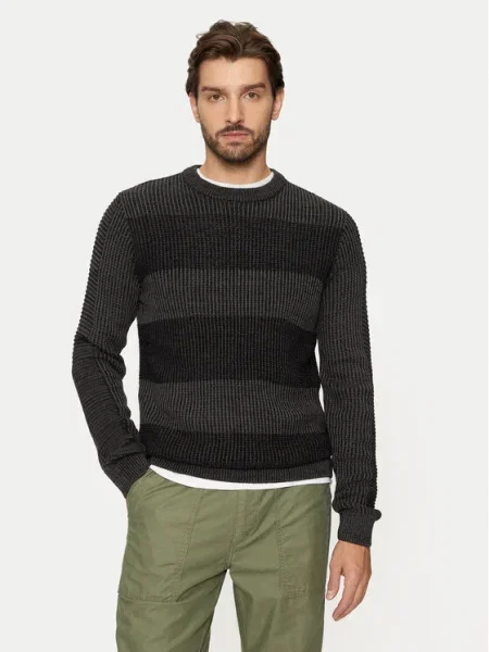 Jack&Jones Sveter Hugo čierna