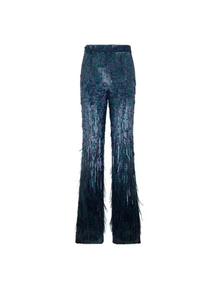 Spodnie Alberta Ferretti niebieskie