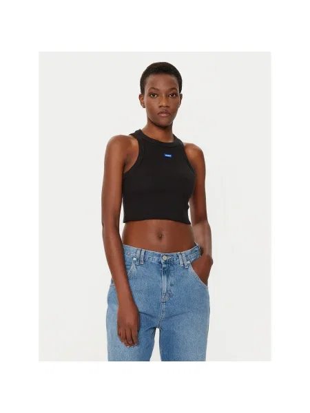 HUGO Felső Baby Slim Fit fekete