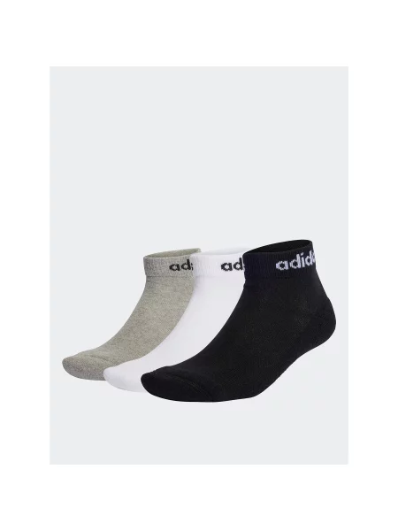 Ponožky Linear Ankle Cushioned – 3 páry bílé