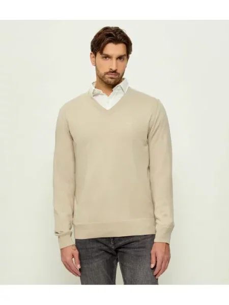 BOSS BLACK Pulover Upacello-L negru