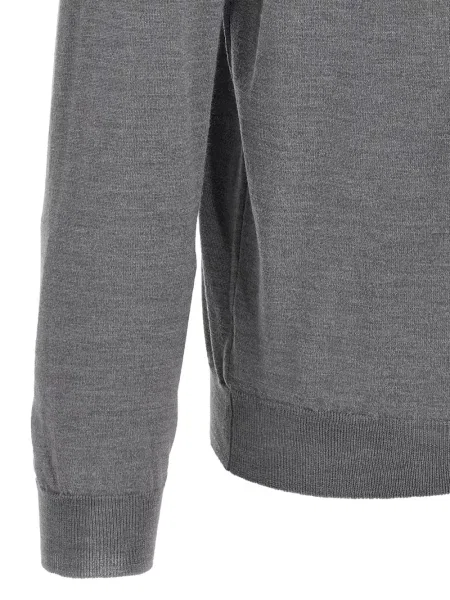 Tricou polo Zanone gri