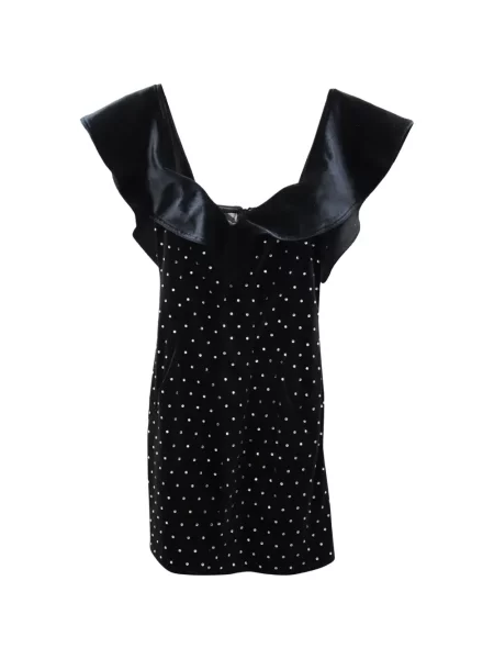 Rochie mini Self-portrait de cristal de costum negru