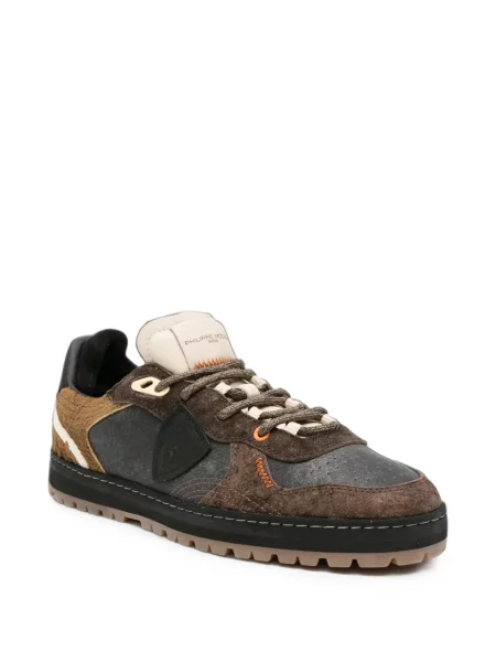 Sneakerși Philippe Model Paris din piele maro