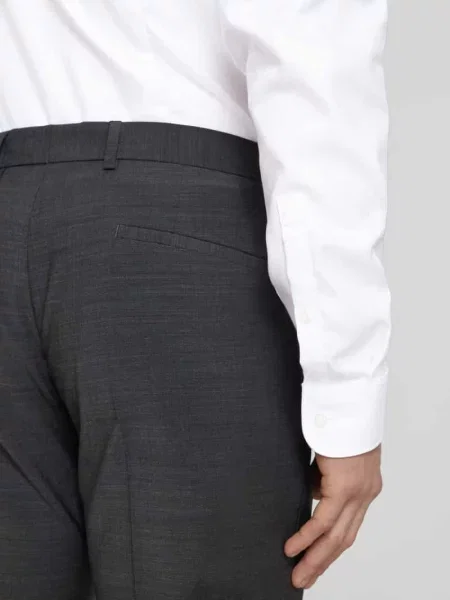 Koszula biznesowa o kroju slim fit z bardzo długim rękawem Jake*s biała
